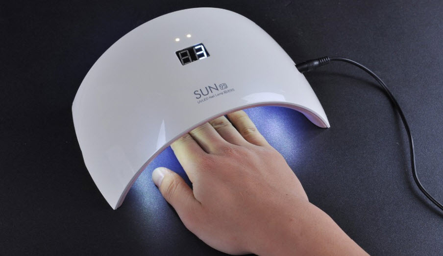 Лампа для сушки ногтей SUN 9S, дисплей, сенсор