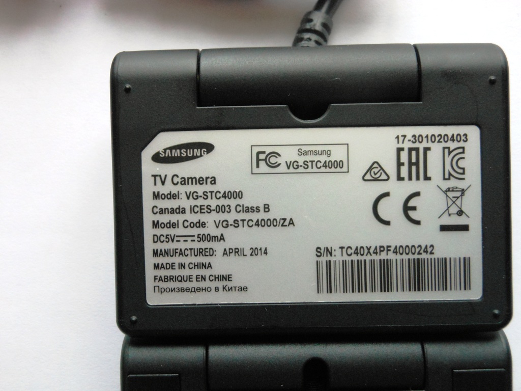 Веб Камера для smart TV Samsung VG-STC4000 full HD