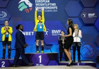 Вінничанка Ганна Давидова стала чемпіонкою Європи з важкої атлетики (Фото)