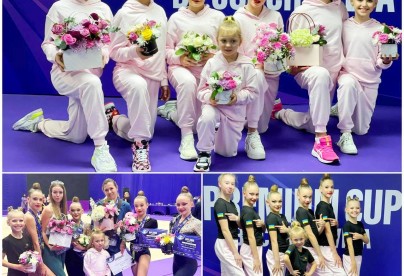 Призові місця на міжнародних змаганнях завоювали юні гімнастки з Вінниці (Фото)