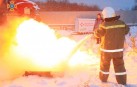 Рятувальники тренувалися ліквідувати вибух на одному з терміналів «Нової пошти» у Вінниці (Фото)
