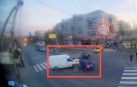 Потрійна ДТП сталася на вулиці Келецькій (Відео)