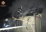 Через пожежу у гаражі на Вінниччині постраждав чоловік