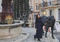 Балерина Катерина Кухар показала розкішний зимовий look в Монако