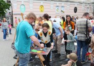 Німецький художник організував мистецьку акцію у Вінниці (Фото)