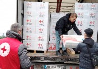 Червоний Хрест передав 2040 теплих ковдр для Ладижина (Фото)