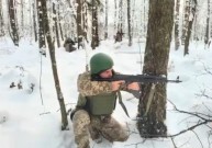 На кордоні з Білоруссю провели військові навчання за участю бійців Тероборони Вінниччини (Відео)