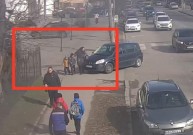 Водійка наїхала на жінку та двох дітей у Вінниці (Відео)