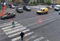 Водій Renault збив пішохода на вулиці Соборній (Відео)