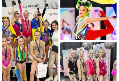 Вінницькі гімнастки привезли медалі з міжнародного турніру в Польщі