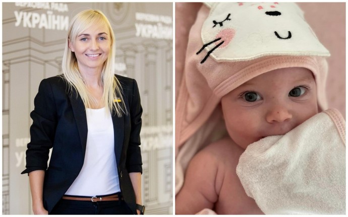 Народна депутатка з Вінниці показала доньку, яку народила в США (Фото)