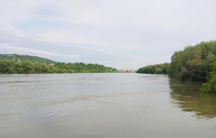 Піднявся рівень води у Дністрі біля Могилева-Подільського. Причина