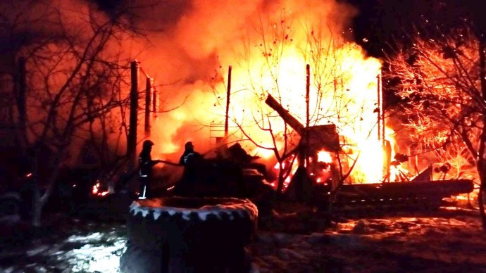 Зерно, трактор та свійська тварина згоріли під час пожежі на Вінниччині
