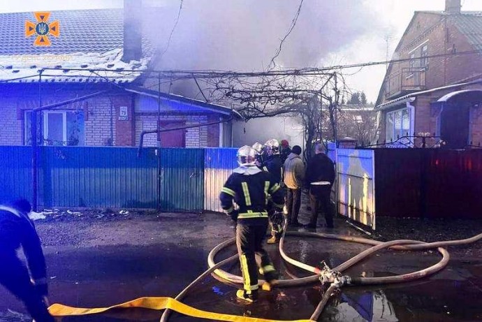 Пожежа знищила приватний гараж у Вінниці (Фото) 