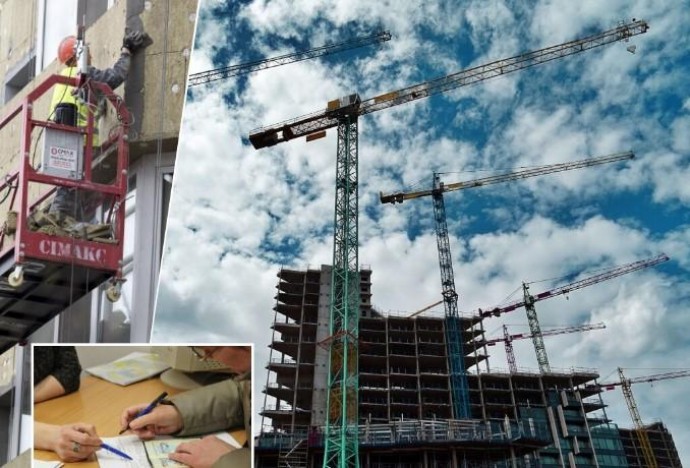 Житла в Україні стали будувати на 44,9% менше