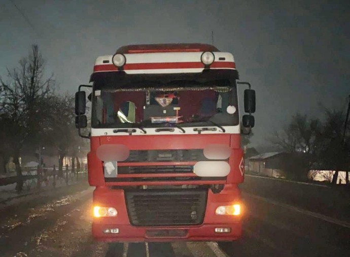 Водій вантажного DAF збив жінку у Літині 