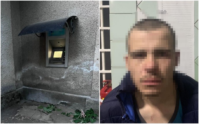 Обікрасти банкомат намагався хлопець у Чечельнику (Фото)