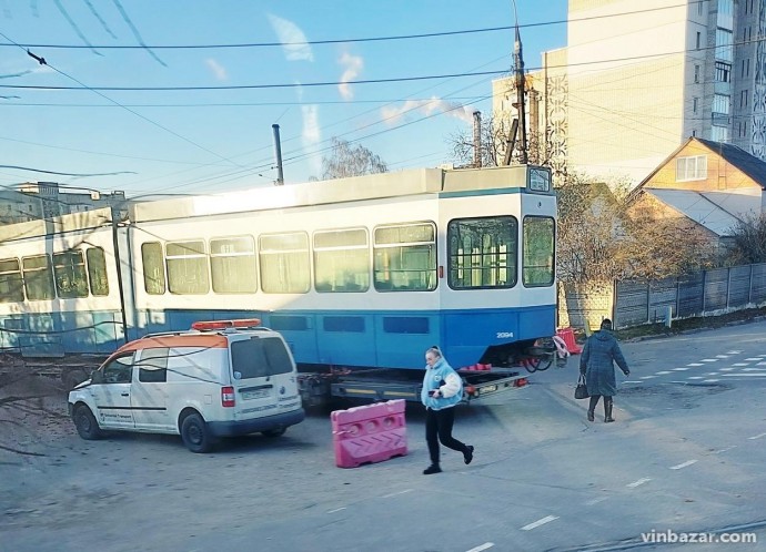 Ще один трамвайний вагон «Tram2000» надійшов у Вінницю