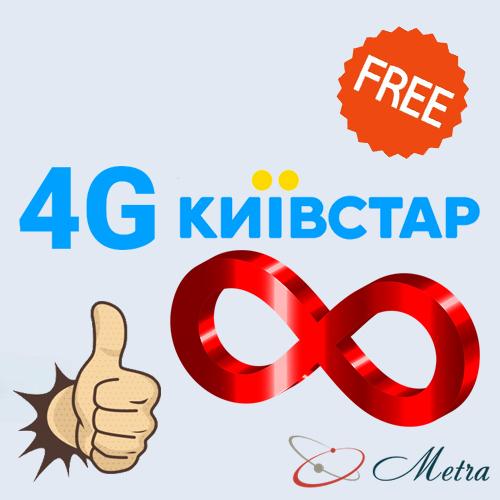 Полностью безлимитный 4G от Киевстар