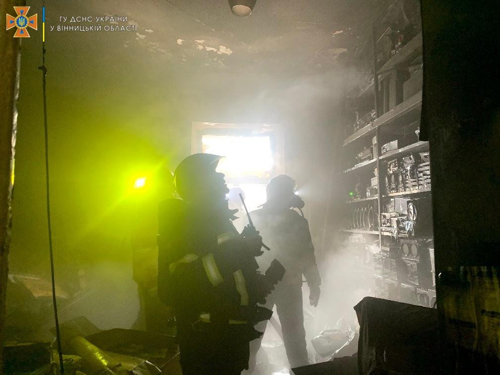 У Вінниці сталася пожежа в школі-гімназії №17 (Фото+Відео)