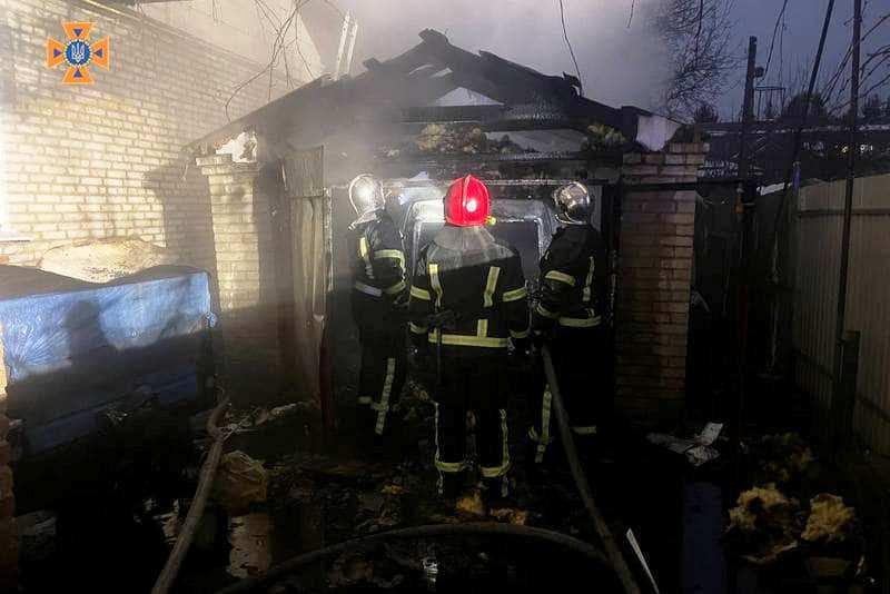 Пожежа знищила приватний гараж у Вінниці (Фото) 