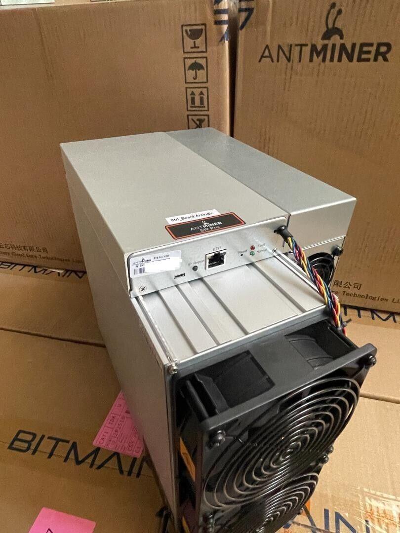 Bitmain Antminer S19Pro 110TH ASIC Bitcoin Miner 