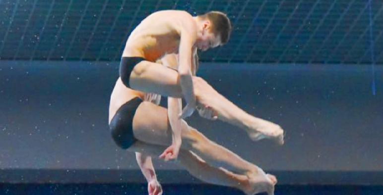Двоє спортсменів з Вінниці вибороли «бронзу» на кубку України зі стрибків у воду