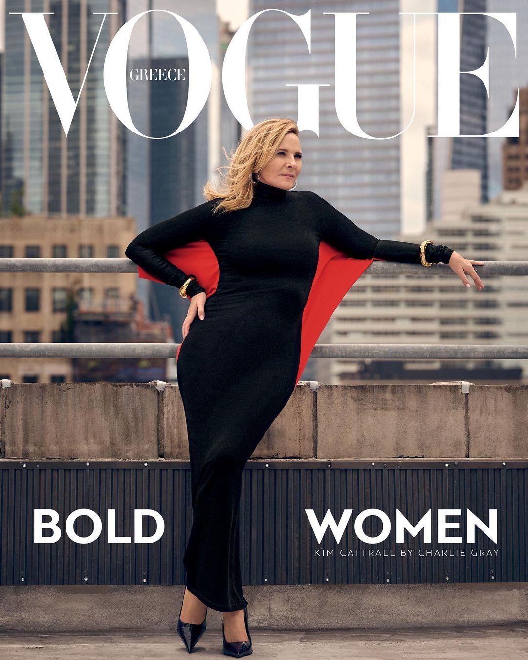 Зірка серіалу «Секс і місто» Кім Кетролл з’явилася на обкладинці грецького Vogue і розповіла про сучасні проблеми жінок